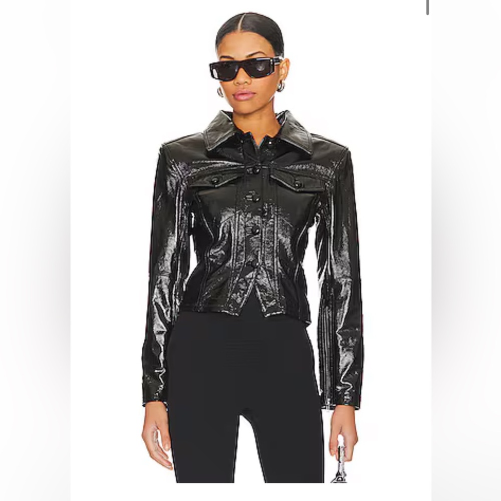 Mariana Leather Jacket in Black
NBD